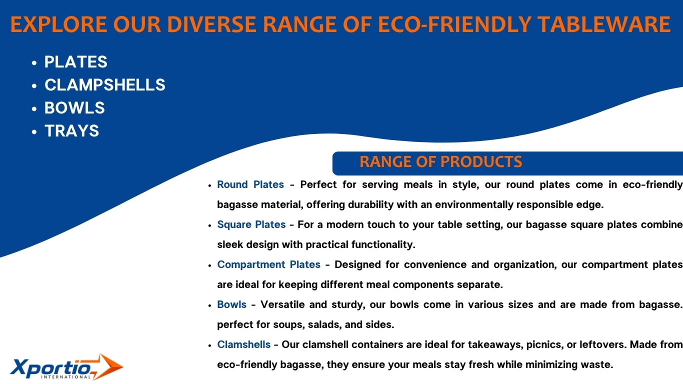 Eco-Friendly Tableware Food Packaging Biodegradable Agriculture Product