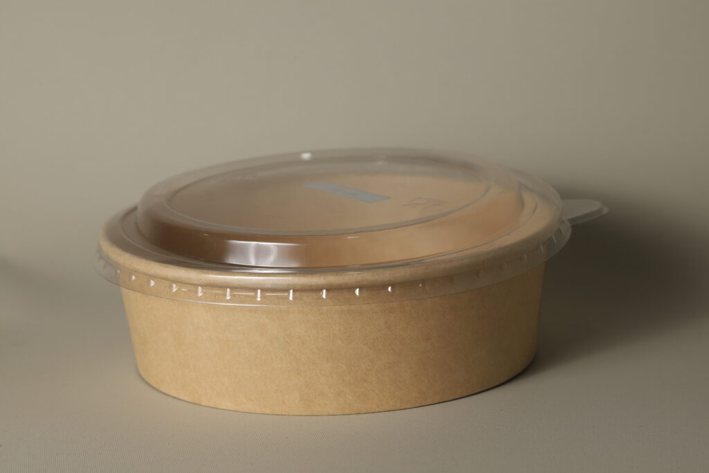 kraft salad bowl with pet lid